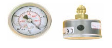 MM50A - Manometer - Gauge Durchmesser - 50 axial