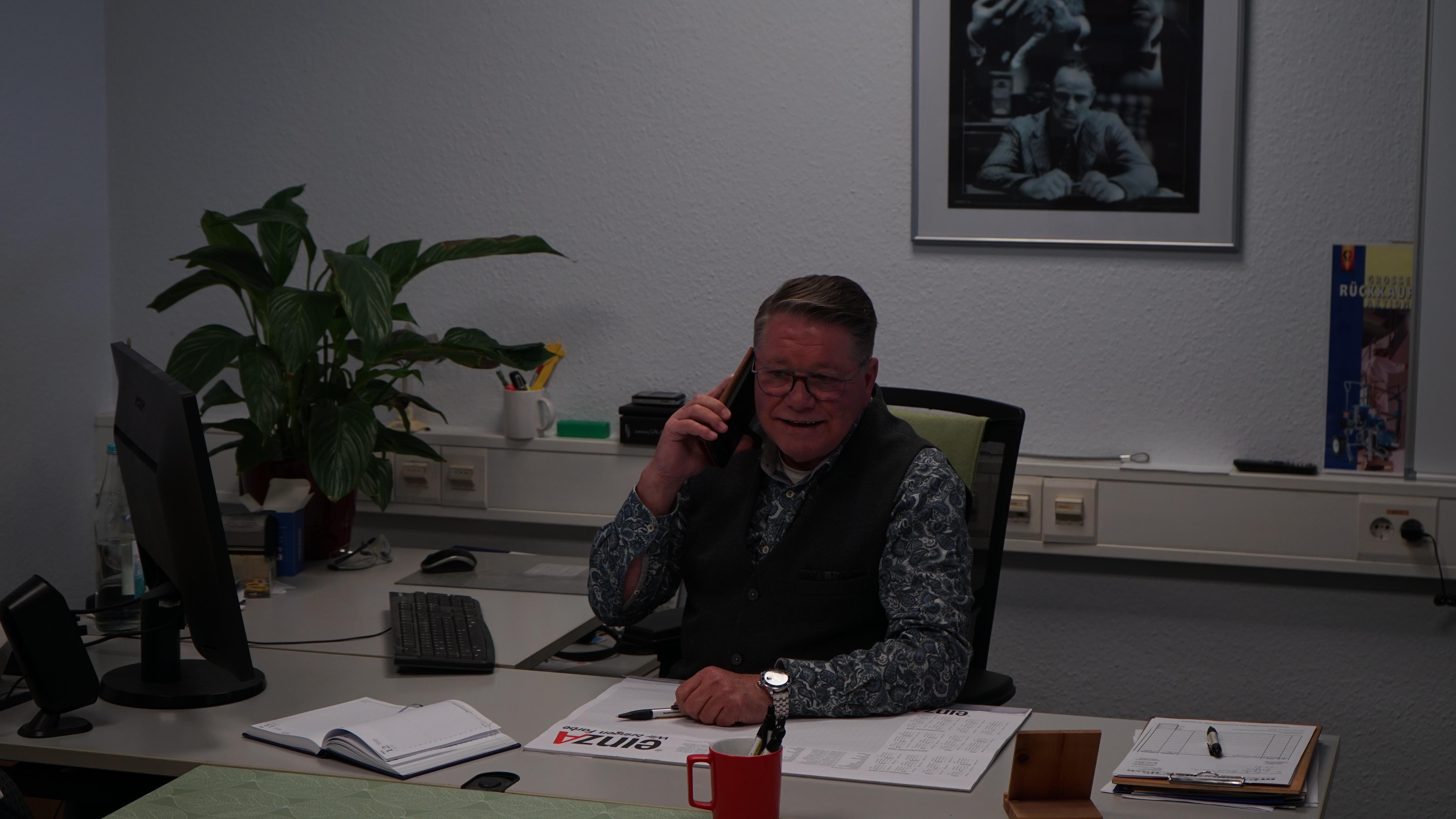 Freigabe und Umsetzung im Büro