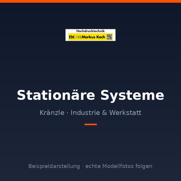 Kränzle stationäre Hochdruckanlagen